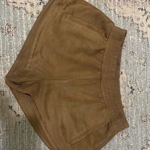 Abercrombie & Fitch Suede Shorts Size XS